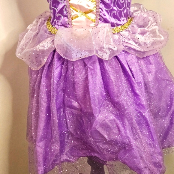 Disney Princess Rapunzel Costume Size 7/8 Medium‎ Purple Gown - Picture 3 of 14